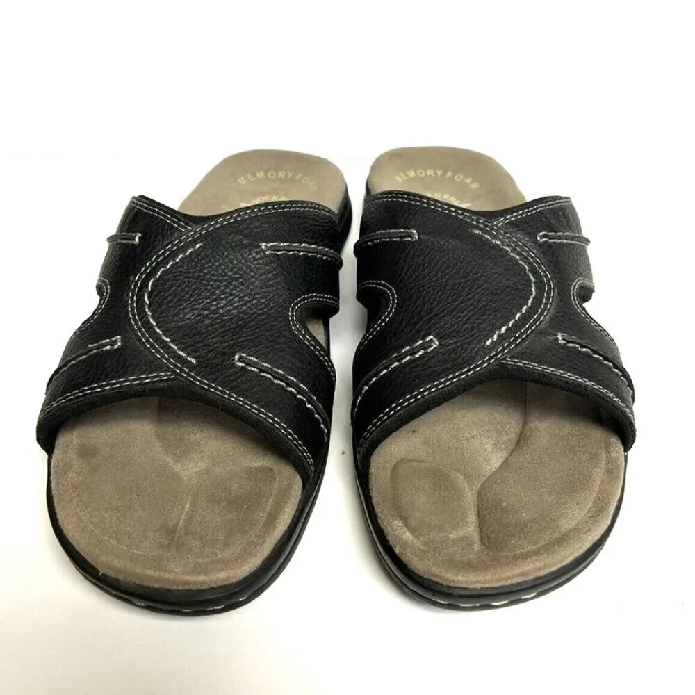 Dockers Mens Sunland Slide Sandal Black Size 8 M